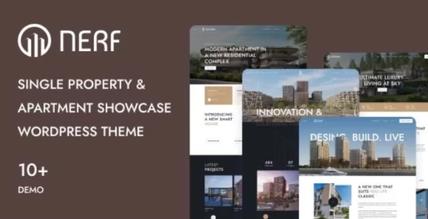 Nerf Single Property WordPress Theme 1.0.1 GPL Theme