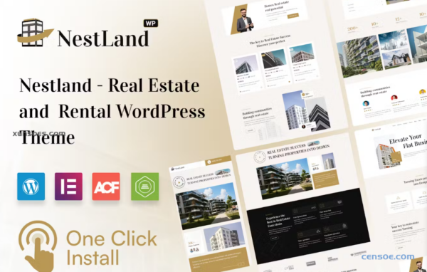 NestLand Real Estate WordPress Theme 1.0.0 GPL Theme
