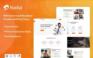 Netful Internet and Broadband Provider WordPress Theme 1.0.0 GPL Theme