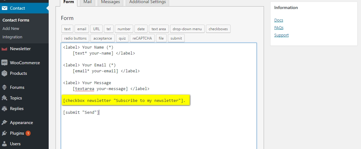Newsletter Contact Form 4.4.0 GPL Plugins 1 Newsletter Contact Form 4.4.0 GPL Plugins
