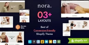 Nora WooCommerce Theme for eCommerce Stores 1.1.4 GPL Theme