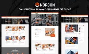 Norcon Construction Renovation WordPress Theme 1.0 GPL Theme