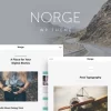 Norge Responsive Blog WordPress Theme 1.9破解版主题