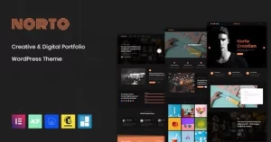 Norto Creative Portfolio WordPress Theme 2.1 GPL Theme