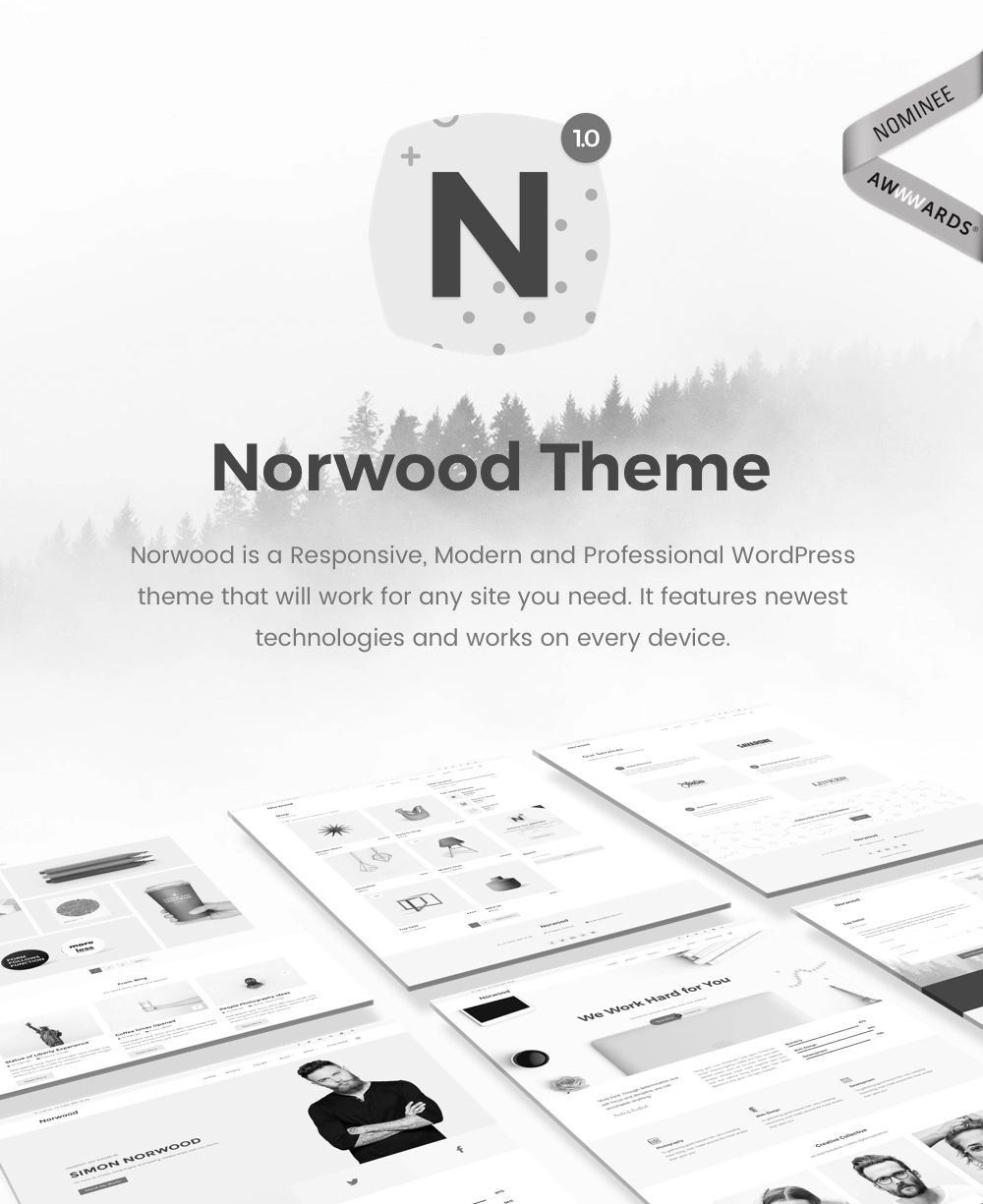 Norwood Minimalist MultiPurpose Portfolio WordPress Theme 1.2.1 GPL Theme 1 Norwood Minimalist MultiPurpose Portfolio WordPress Theme 1.2.1 GPL Theme