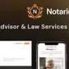 Notarius Legal Advisor Law Services WordPress Theme 1.4破解版主题