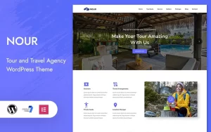 Nour Tour and Travel Digital Agency WordPress Theme 1.0.0 GPL Theme