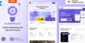 Numérique SEO Digital Marketing WordPress 4.1 GPL Theme