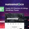Numismatico Cryptocurrency Directory Listings WordPress Theme 1.9破解版主题