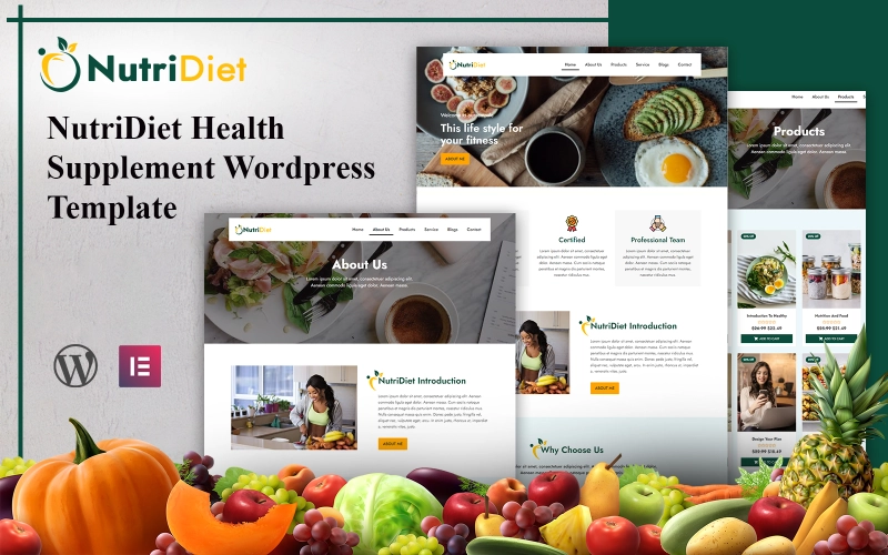 NutriDiet Health Supplement WordPress Template WordPress Theme 1.0.0 GPL Theme 1 NutriDiet Health Supplement WordPress Template WordPress Theme 1.0.0 GPL Theme