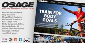 OSAGE MULTI-USE WORDPRESS MAGAZINE THEME 1.16.1 GPL Theme
