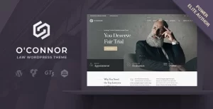 Oconnor Law, Lawyer Attorney WordPress Theme 1.6.0 GPL Theme