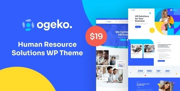 Ogeko Human Resource Solutions WordPress Theme 1.0.2 GPL Theme