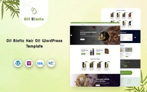 Oilbiotic Hair Oil WordPress Theme WordPress Theme 1.0.0 GPL Theme