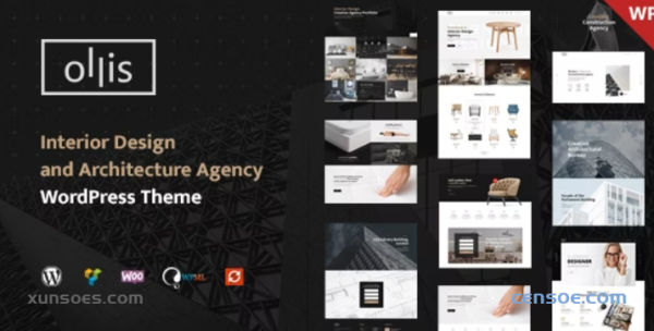 Ollis Architecture Agency Interior Design WordPress Theme 1.3.4 GPL Theme