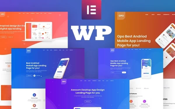 Opo Creative App, Software, Web App And Startup Tech Company WordPress Theme 1.5.1 GPL Theme