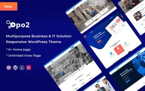 Opo2 Multipurpose Business and It Solution WordPress Theme 1.0.1 GPL Theme