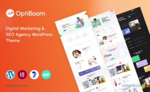 OptiBoom – Digital Marketing SEO Agency 1.0.1 GPL Theme