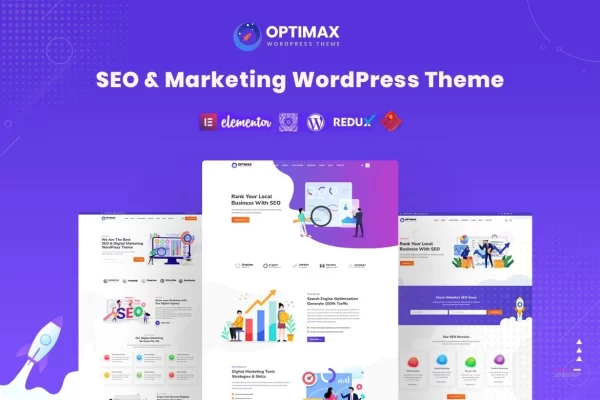 Optimax SEO Marketing WordPress Theme 1.9 GPL Theme