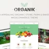 Organik Organic Food Store WordPress Theme 3.2.8 GPL Theme