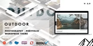 Outdoor Creative Photography / Portfolio WordPress Theme 3.9.7 GPL Theme