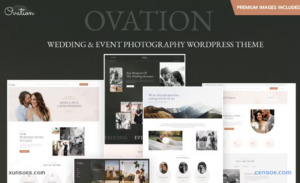 Ovation – Wedding Event Photography WordPress ThEME 1.0.0 GPL Theme