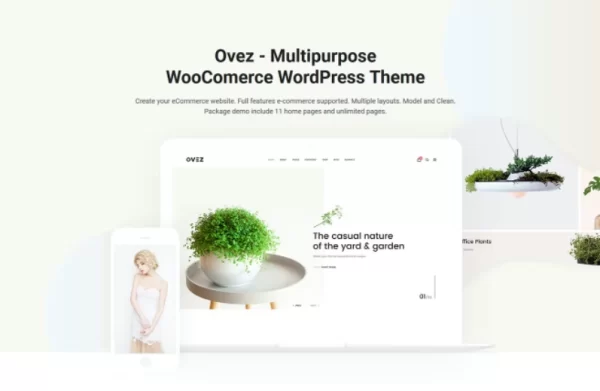 Ovez Modern Multi-Concept WooCommerce Theme 2.0.1 GPL Theme