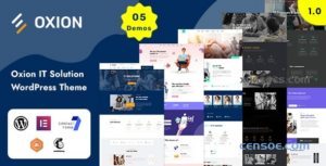 Oxion IT Solutions and Services WordPress Theme 1.3 GPL Theme