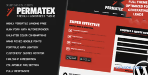 PERMATEX LEADS GENERATING WORDPRESS LANDING PAGE 1.57 GPL Theme