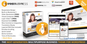 PRO Business Responsive Multi-Purpose Theme 2.6.2 GPL Theme