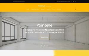 Paintelle Painting Company WordPress Theme 1.0.0 GPL Theme