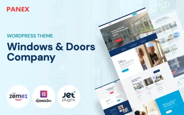 Panex Windows and Doors WordPress Theme 1.0.1 GPL Theme