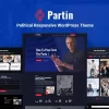 Partin Political Campaign and Party Responsive WordPress Theme 1.0.0破解版主题