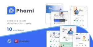 Phami – Medical Health WooCommerce Theme 1.0.4 GPL Theme