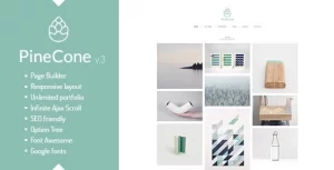 PineCone Creative Portfolio and Blog for Agency 4.5.1 GPL Theme