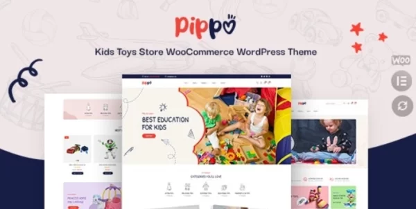 Pippo Kids Toys Store WooCommerce WordPress Theme 1.0.6 GPL Theme