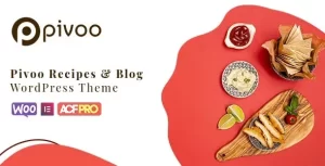 Pivoo Food Recipe Blog WordPress Theme 1.2 GPL Theme