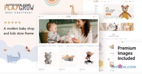 PlayGrow Baby Shop and Kids Store Theme 1.1 GPL Theme