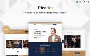 Pleader Law Service Responsive WordPress Theme 1.0.0 GPL Theme