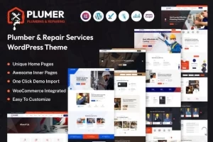 Plumer  – Plumbing Repair Services WordPress Theme 1.0.0 GPL Theme