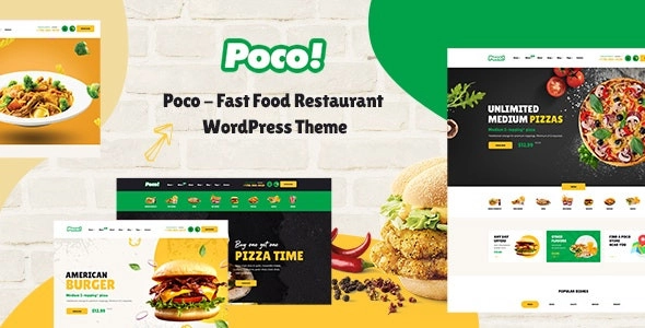 Poco Fast Food Restaurant WordPress Theme 1.9.6 GPL Theme 1 Poco Fast Food Restaurant WordPress Theme 1.9.6 GPL Theme