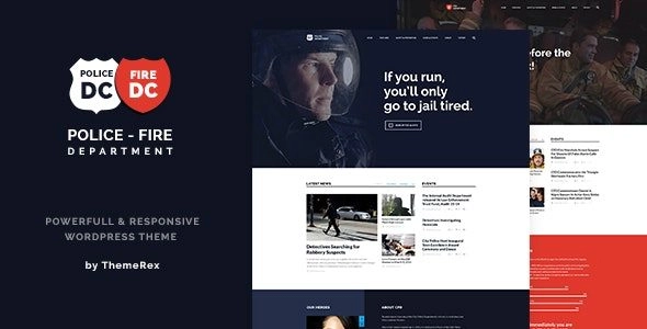 Police Fire Department and Security Business WordPress Theme 1.2 GPL Theme 1 Police Fire Department and Security Business WordPress Theme 1.2 GPL Theme
