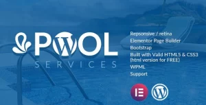 Pool Services WordPress Theme + RTL 3.1 GPL Theme
