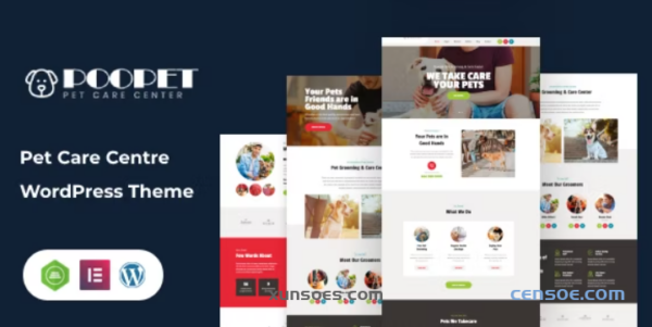 Poopet Pet Care Center WordPress Theme + RTL 2.0.1 GPL Theme