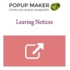 Popup Maker Leaving Notices 1.1.2破解版插件