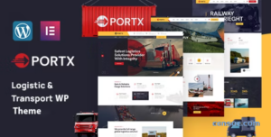 Portx Logistics and Transportation WordPress Theme 1.0.7 GPL Theme