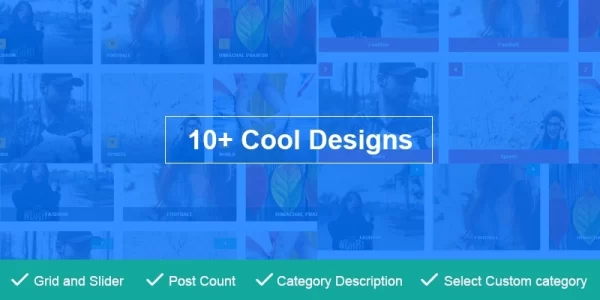 Post Category Image Grid and Slider Pro 1.7 GPL Plugins