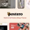 Postero Wall Art Poster WooCommerce Theme 1.0.6破解版主题