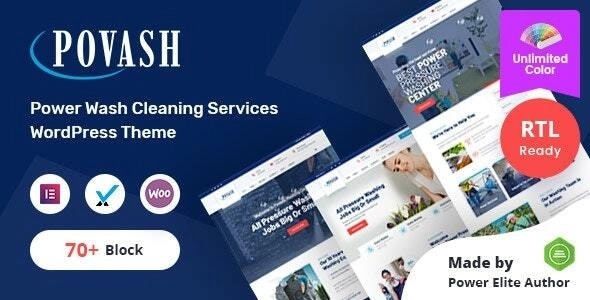 Povash | Power Wash WordPress Theme + RTL 3.0.0 GPL Theme 1 Povash | Power Wash WordPress Theme + RTL 3.0.0 GPL Theme