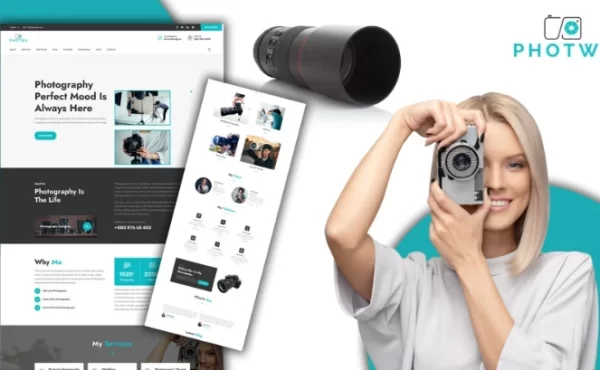 Powar-Photwa Creative Photography Portfolio One Page WordPress Theme 1.0.0 GPL Theme